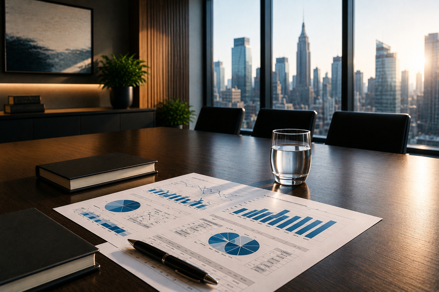 Financial reports and analysis representing fractional CFO services for growing businesses